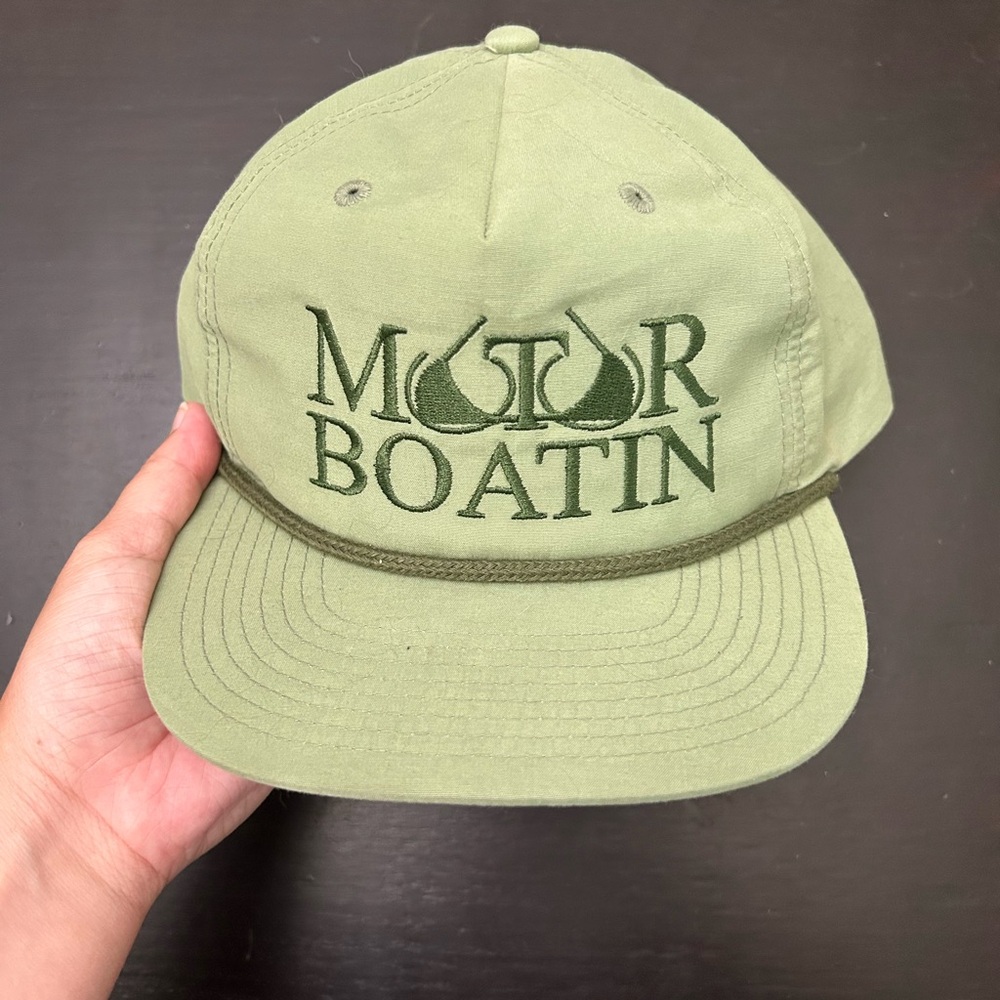 Green Motor Boatin' Cap